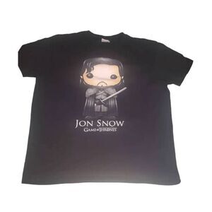 HBO Game Of Thrones  Jon Snow T Shirt.   100% Cotton.